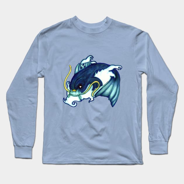 Fish Long Sleeve T-Shirt by brigillustration